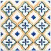 Вставка Kerama Marazzi (Керама Марацци) Капри майолика 9,8х9,8 см (STG/ A491/ 1146H)