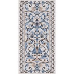 Керамогранит Kerama Marazzi Ковры Мозаика синий декорированный лаппатированный 119,5х238,5 см (SG590902R)