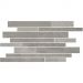 Декор Kerama Marazzi Ламелла серый мозаичный 25х50,2 см (SBM010/ SG4584)