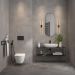 Керамогранит Kerama Marazzi (Керама Марацци) Мирабо серый светлый обрезной 60х60 см, толщ. 9 мм, (DD638320R)