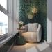 Плитка Kerama Marazzi (Керама Марацци) Сантана зеленый темный 15х15 см, толщ. 6.9 мм, (17070)