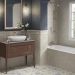 Плитка Kerama Marazzi (Керама Марацци) Сиена серый светлый матовый 7,4х15 см, толщ. 6.9 мм, (16085)