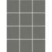 Мозаика Kerama Marazzi Агуста серый натуральный из 12 частей 1330 9,8х9,8 см