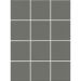 Мозаика Kerama Marazzi (Керама Марацци) Агуста серый натуральный из 12 частей 1330 9,8х9,8 см