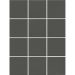 Мозаика Kerama Marazzi Агуста серый темный натуральный из 12 1331 9,8х9,8 см