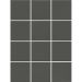 Мозаика Kerama Marazzi (Керама Марацци) Агуста серый темный натуральный из 12 1331 9,8х9,8 см