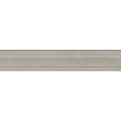 Бордюр Kerama Marazzi Монсеррат Багет серый светлый матовый обрезной 7,3х40 см