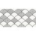 Настенная плитка LB Ceramics (Lasselsberger Ceramics) Эллен Декор черно-белая 20х40 см 1641-8647