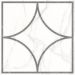Декор Lasselsberger (LB Ceramics) Каррара Нова геометрия 45х45 см (7346-0002)