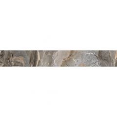 Плинтус Vitra MarbleSet 7.5х60 см Оробико Темный Греж Лаппато Ректификат K951317LPR