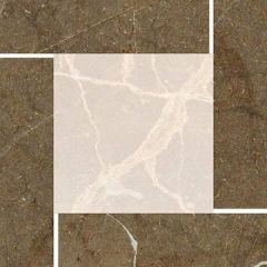 Вставка Vitra Marmori 10х10 см Пулпис Бронзовый Микс Лаппато R9 Ректификат K9456308LPR