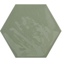 Настенная плитка Cifre Ceramica Kane hexagon sage 16x18 см глянц.