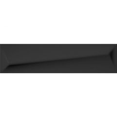 Настенная плитка Itt Ceramic Boston Black Shiny 7,5x30 см