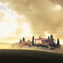 Панно Ceramica Classic Castle P2-2D194 40х40 см (из 2 плиток)