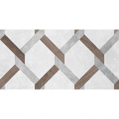 Настенная плитка Laparet (Лапарет) Atlas 20х40 см Серая, Коричневая 00-00-5-08-00-06-2459