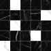 Декор Laparet Total мозаичный чёрный MM34108 25х25 см