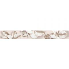 Бордюр Azori Amati PLUMERIA BEIGE бежевый 6.2х50.5 см (584191004)