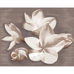 Панно Azori из 2 частей Amati PLUMERIA ALBA бежевый 40.2х50.5 см (584192003)