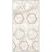 Декор Azori (Азори) Apulia ORO HEXAGONE бежевый 31.5х63 см (589002003)