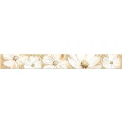 Бордюр Azori Sfumato BEIGE FLORET бежевый 6.2х50.5 см (583221001)