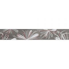 Бордюр Azori Sonnet Grey FLOWER бежевый 6.2х50.5 см (587901001)