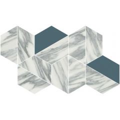 Мозаика Coliseumgres Уффици Уайт Трапециум 31.4х18 см (620110000125)