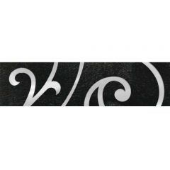 Бордюр Gracia Ceramica Prime black черный 02 6.5х25 см 010212001800