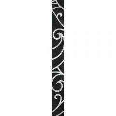 Бордюр Gracia Ceramica широкий длинный Prime black черный 02 6.5х60 см 010214001097