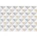 Плитка настенная Keramin (Керамин) Киото 7Д треугольники декор 27,5х40 см