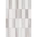 Плитка настенная Keramin (Керамин) Нидвуд 1Д серый микс декор 27,5х40 см