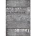 Плитка настенная Keramin (Керамин) Сабвэй 2Д темно-серый декор 27,5х40 см