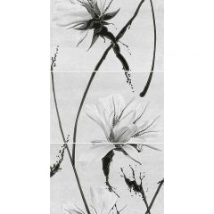 Панно Шахтинская плитка (Шахты) Картье серый 01 40х75 см