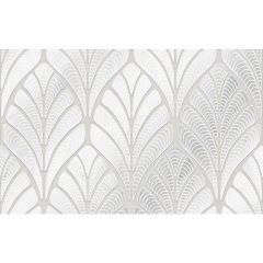 Декор Шахтинская плитка (Шахты) Лилит серый 01 25х40 см