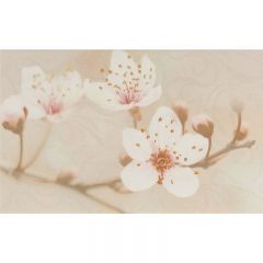 Декор Шахтинская плитка (Шахты) Сакура корич 02 25х40 см