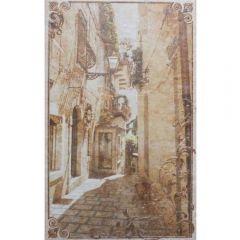 Декор Шахтинская плитка Palermo beige бежевый 01 25х40 см (10301001648)