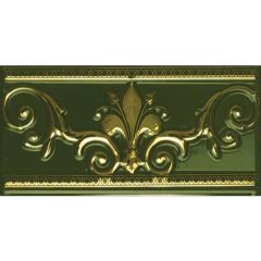 Бордюр Ape Ceramica Cenefa Noblesse Verde Botella 20x10 см