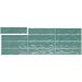 Настенная плитка El Barco Music Verde Decor (12 видов рельефов, 12 рисунка) 7,5х30 см (78800490)