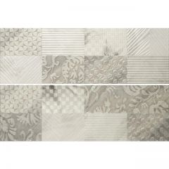 Настенная плитка Porcelanite Dos 7511 Composicion Gallery II Gris 25x75 см (912588)
