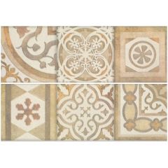 Декор Porcelanite Dos 9512 Composicion Retro II Arena 30x90 см (912086)