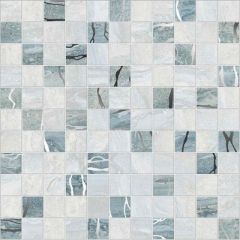 Керамическая плитка Delacora Crystal Mosaic Crystal 30,5х30,5 см Серая DW7CRT01