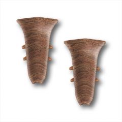 Внутренний угол для плинтуса Ideal (Идеал) Классик 55 мм К-П55-В 341 Ольха