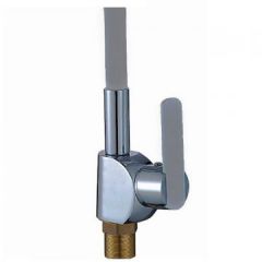 Смеситель сборный для кухни с гибким изливом Potato (Потато) P58238-19 хром/серый