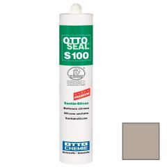 Герметик силиконовый Otto-Chemie Ottoseal S100 Premium универсальный С79 каменно-серый 300 мл