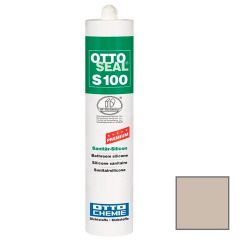 Герметик силиконовый Otto-Chemie Ottoseal S100 Premium универсальный С1106 пляжно-бежевый 300 мл