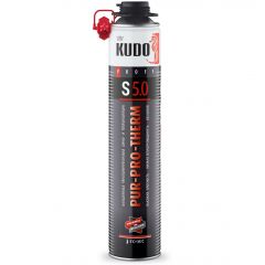 Напыляемая бесшовная шумо- и теплоизоляция высокой плотности Kudo Pur-pro-Therm S 5.0 1000 мл