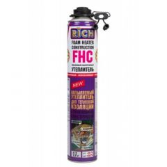 Напыляемый полиуретановый утеплитель Rich FHC (выход 65 л) 890 мл