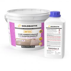 Клей полиуретановый Goldbastik BP 85 2-К паркетный универсальный A+B 9,35 кг