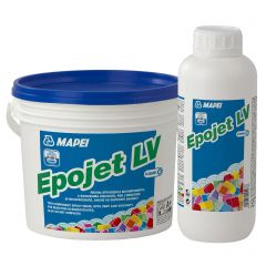 Двухкомпонентная эпоксидная смола с низкой вязкостью для инъекций в микротрещины Mapei Epojet LV комплект (а+б) 2,5 кг