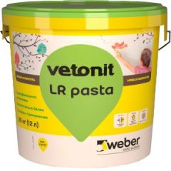 Шпатлевка полимерная Weber-Vetonit LR Pasta белый 20 кг