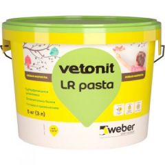 Шпатлевка полимерная Weber-Vetonit LR Pasta белый 5 кг